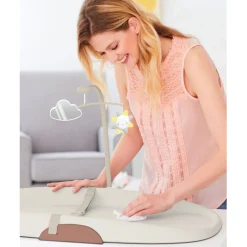 Skip Hop Nursery Style Wipe-Clean Changing Pad - Oat
