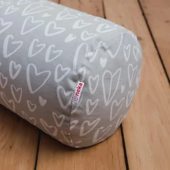 Neka Nursing Pillow - Grey Hearts