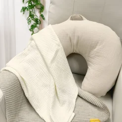 Jasxtek Nursing Pillow - Muslin Beige