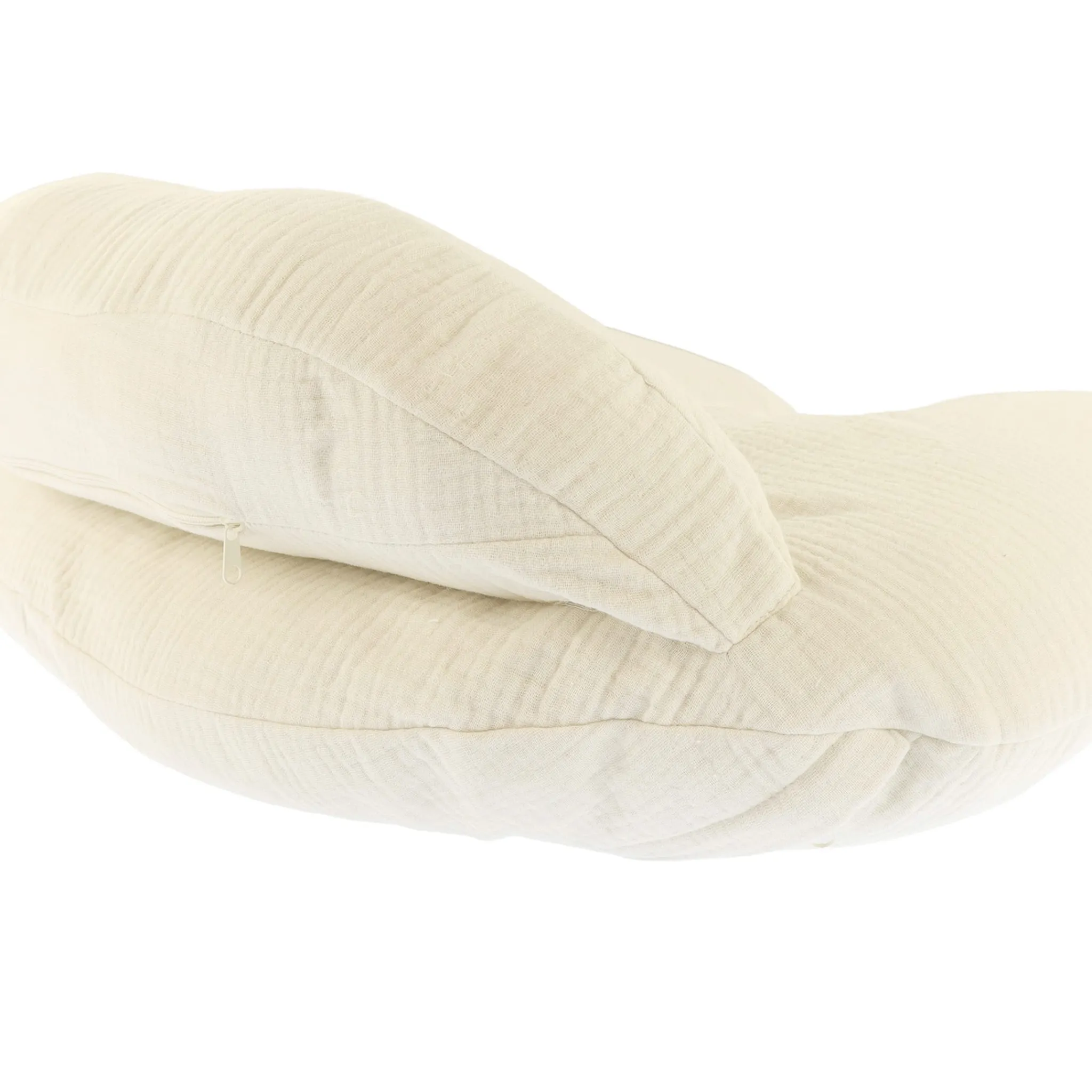 Jasxtek Nursing Pillows Muslin Coconut