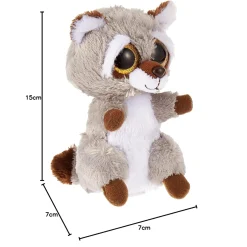 TY Plush Toys>Oakie Raccoon Gray