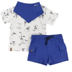 BOY Nano Outfit Sets>Ocean Cargo Short Set 6-24m