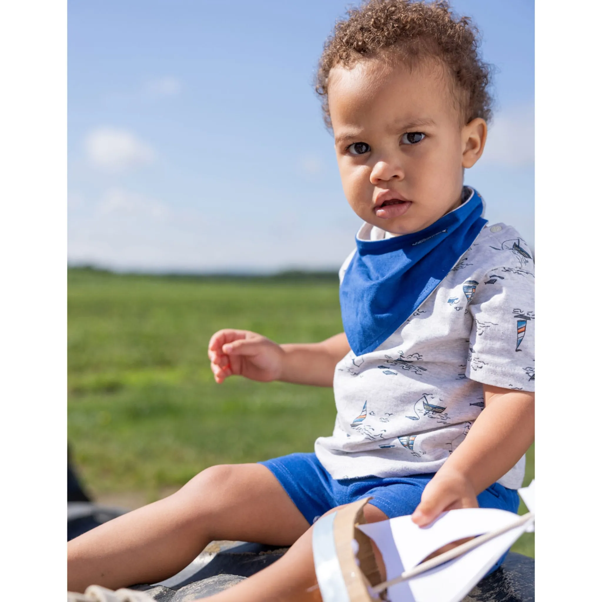 BOY Nano Outfit Sets>Ocean Cargo Short Set 6-24m