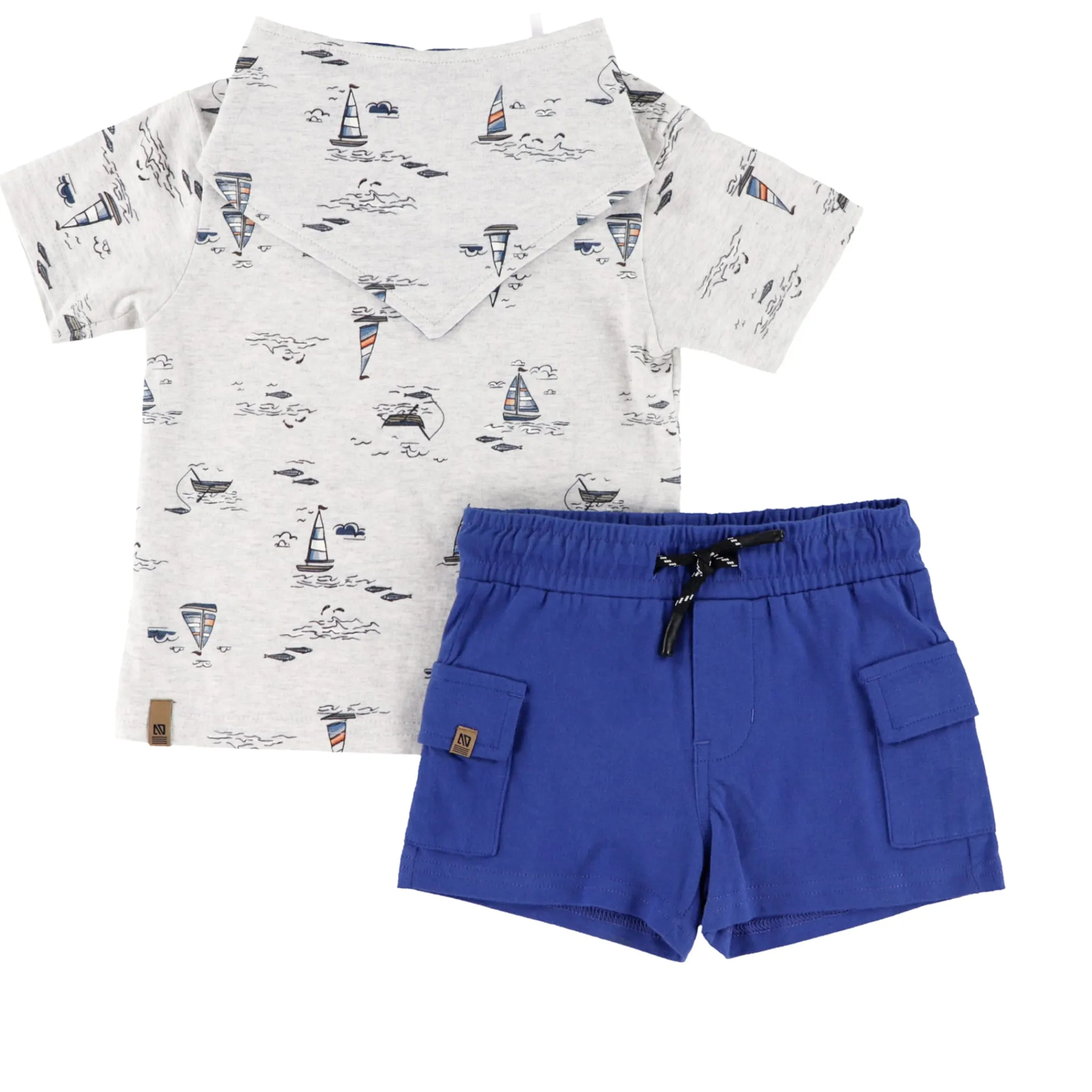 BOY Nano Outfit Sets>Ocean Cargo Short Set 6-24m