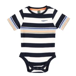 BOY Nano Tops>Ocean Striped Bodysuit 6-24m