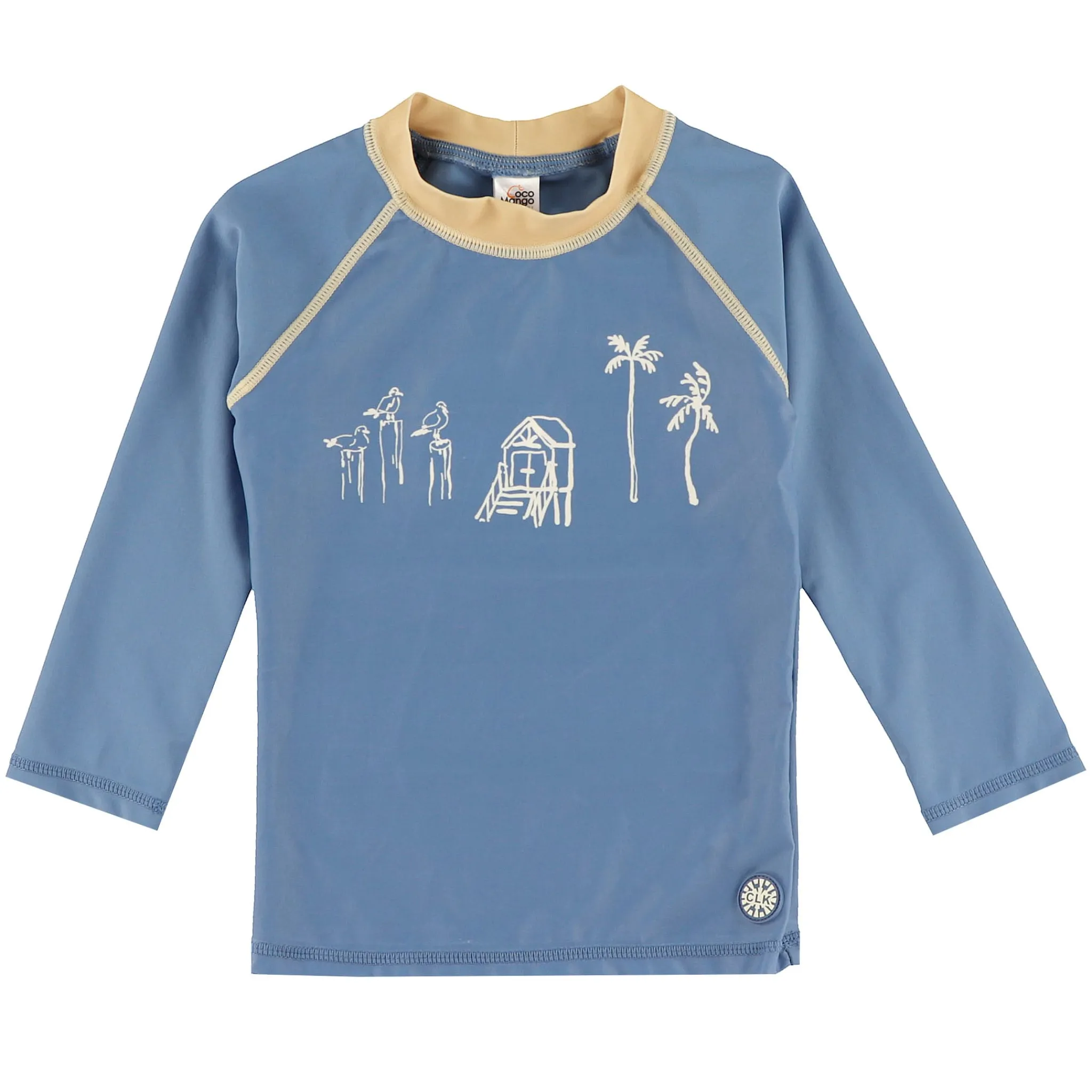 Kids/BOY Calikids Swimsuits>Ocean Uv Rashguard 2-9