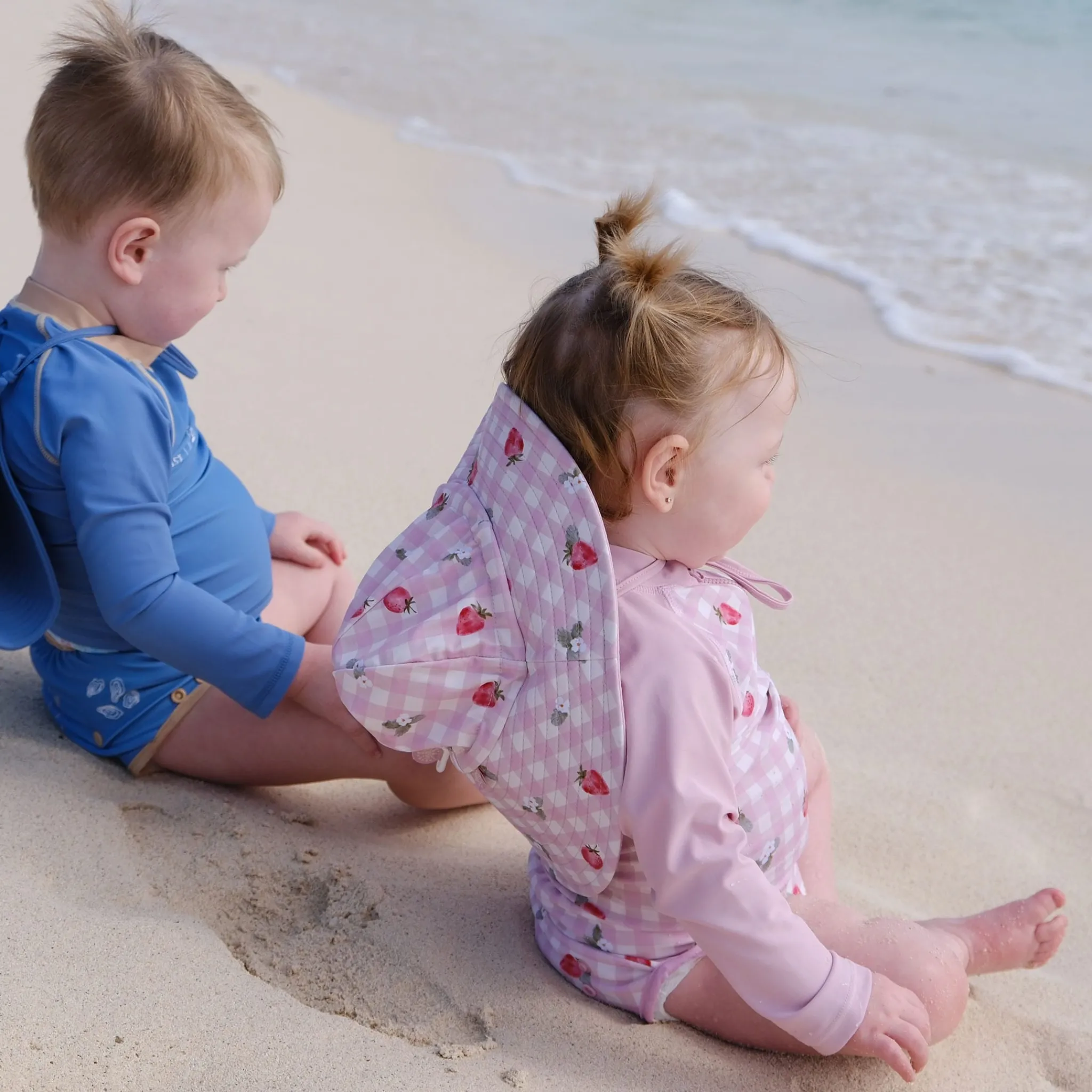 Kids/BOY Calikids Swimsuits>Ocean Uv Rashguard 2-9