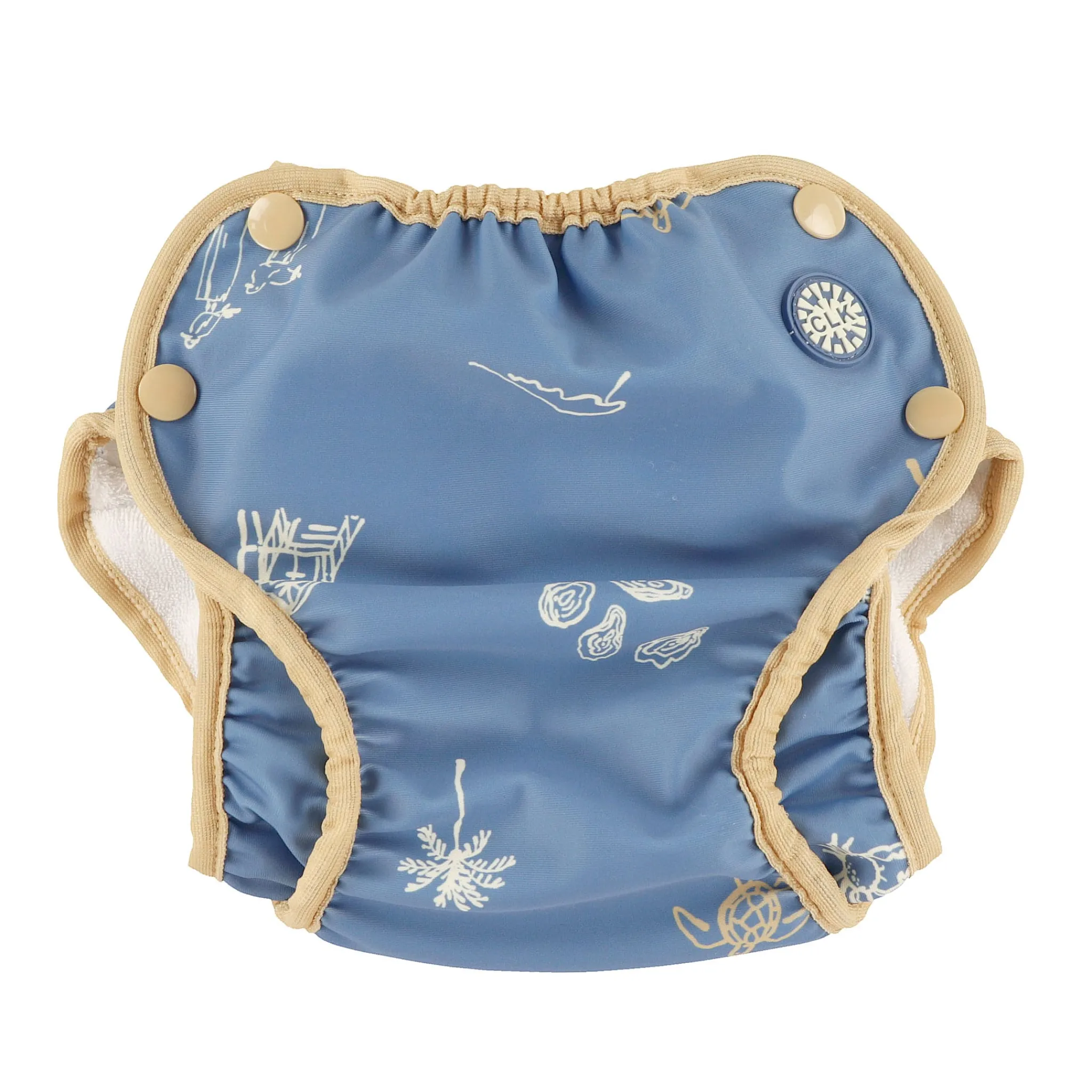 BOY Calikids Swimsuits>Ocean Uv Swim Diaper 8-35lb