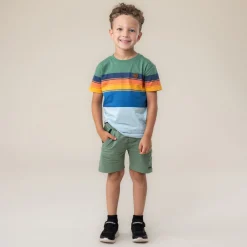 Kids/BOY Nano Off Road Block T-shirt 2-12