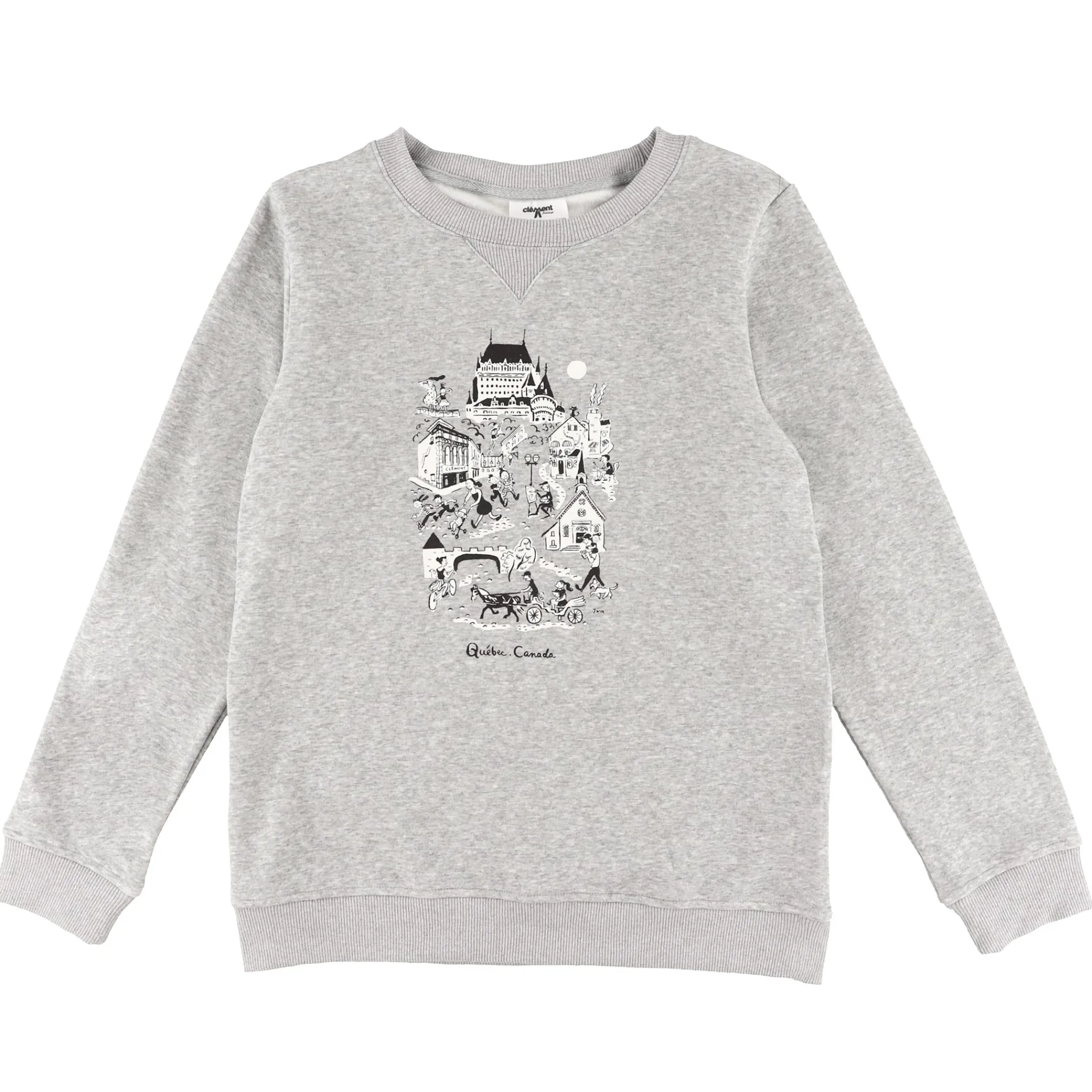 Clement Heritage Casual Clothing & Sports Clothing|Tops>Old Quebec Crewneck - Adult