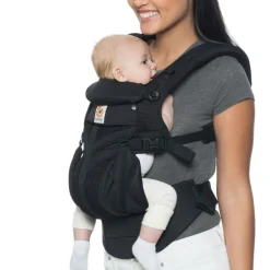 Ergobaby Omni 360 Baby Carrier All-in-one Cool Air Mesh - Onyx Black