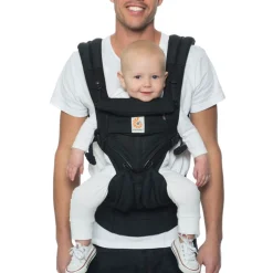 Ergobaby Omni 360 Baby Carrier All-in-one Cool Air Mesh - Onyx Black