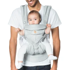 Ergobaby Omni 360 Baby Carrier All-in-one Cool Air Mesh - Pearl Grey