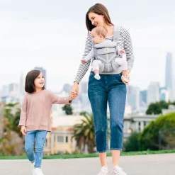 Ergobaby Omni 360 Baby Carrier All-in-one Cool Air Mesh - Pearl Grey