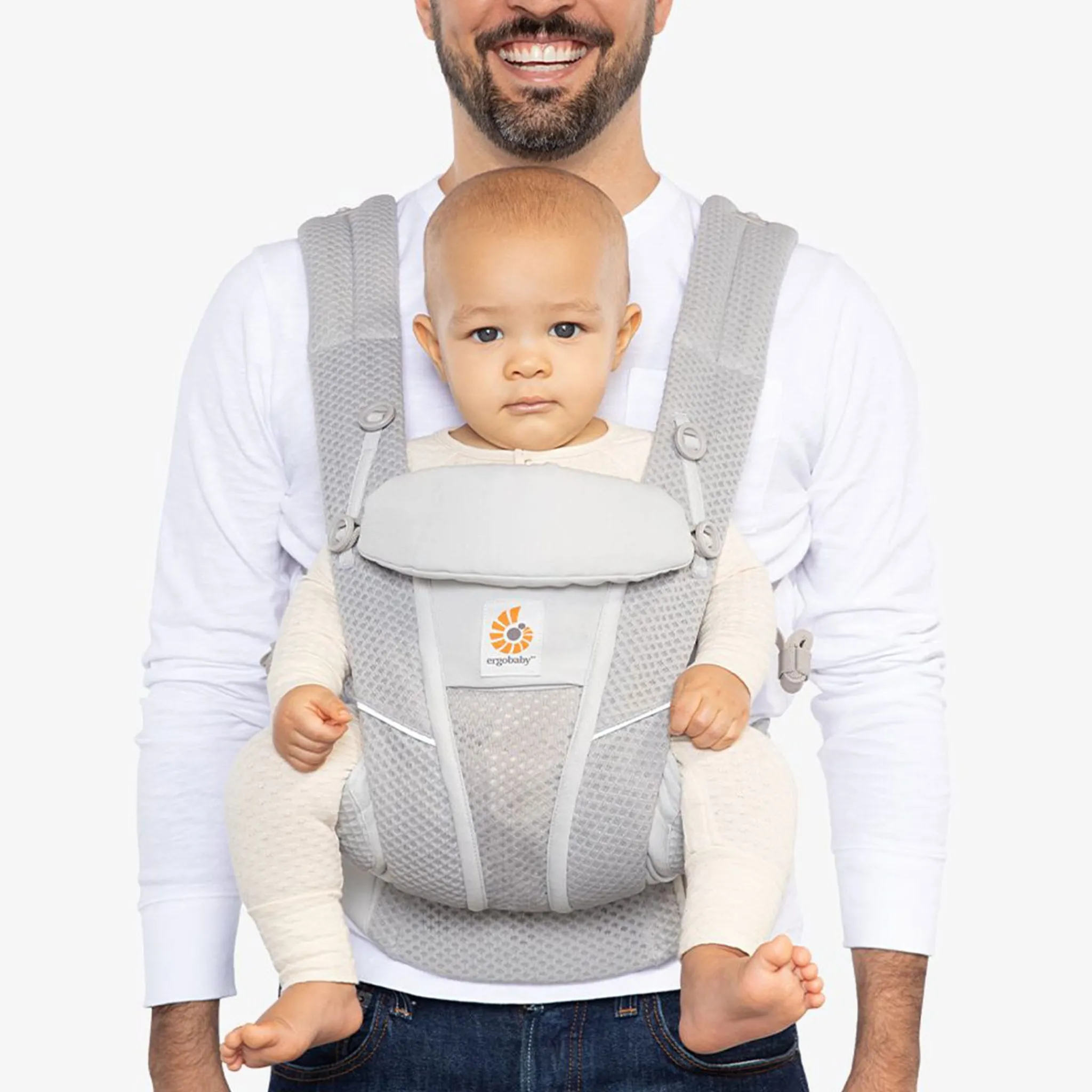 Ergobaby Outdoors & Travel|Baby Carriers>Omni Breeze 360 Baby Carrier - Pearl Grey