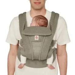 Ergobaby Outdoors & Travel|Baby Carriers>Omni Deluxe Carrier Mesh - Soft Olive
