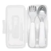 Kids Oxo Tot On-the-Go Fork & Spoon Set - Grey