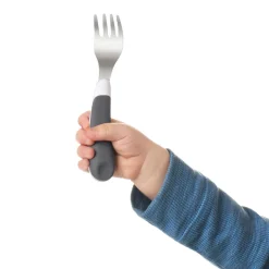 Kids Oxo Tot On-the-Go Fork & Spoon Set - Grey