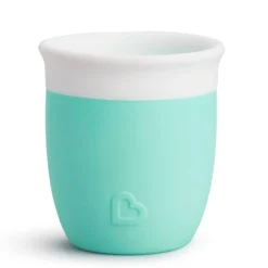 Kids Munchkin Tableware|Plates & Placemats>Open Training Silicone Cup 2oz - Mint