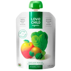 Love Child Organics Baby Food & Snacks>Oraganic Puree- Superblends - Apples, Spinach, Kiwi and Brocoli (From 6 months )