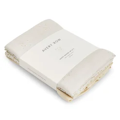 Kids Avery Row Organic Baby Muslin Blanket Set of 3 - Wild Chamomile