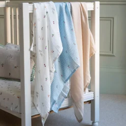 Kids Avery Row Organic Baby Muslin Blanket (3) - Farm