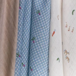 Kids Avery Row Organic Baby Muslin Blanket (3) - Farm