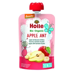 Holle Organic Pouch - Apple Ant - Apple with Banana & Pear (from 6 months)