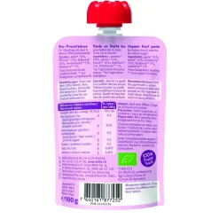 Holle Baby Food & Snacks>Organic Pouch - Berry Puppy - Apple & Peach with Fruits of the Forest (from 8 months)