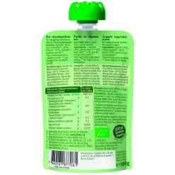 Holle Baby Food & Snacks>Organic Pouch - Veggie Bunny - Carrot & Sweet Potato with Peas (from 6 months)
