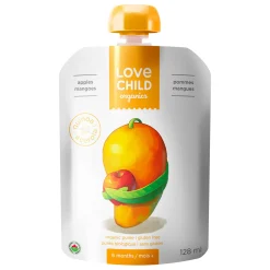 Love Child Organics Baby Food & Snacks>Organic Puree - Superblends - Apples and Mangoes ( From 6 months )