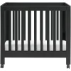Babyletto Origami Mini Crib - Black Finish