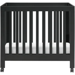 Babyletto Origami Mini Crib - Black Finish