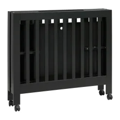 Babyletto Origami Mini Crib - Black Finish