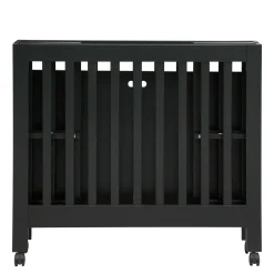 Babyletto Origami Mini Crib - Black Finish