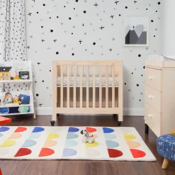 Babyletto Origami Mini Crib - Washed Natural