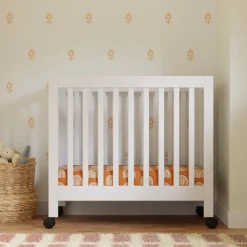 Babyletto Origami Mini Crib - White Finish