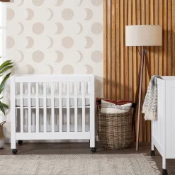 Babyletto Origami Mini Crib - White Finish
