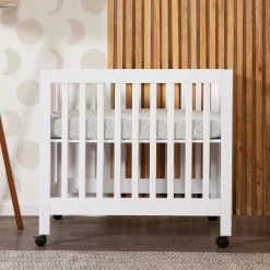 Babyletto Origami Mini Crib - White Finish