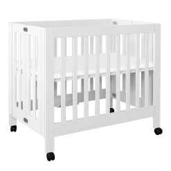 Babyletto Origami Mini Crib - White Finish