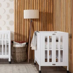 Babyletto Origami Mini Crib - White Finish
