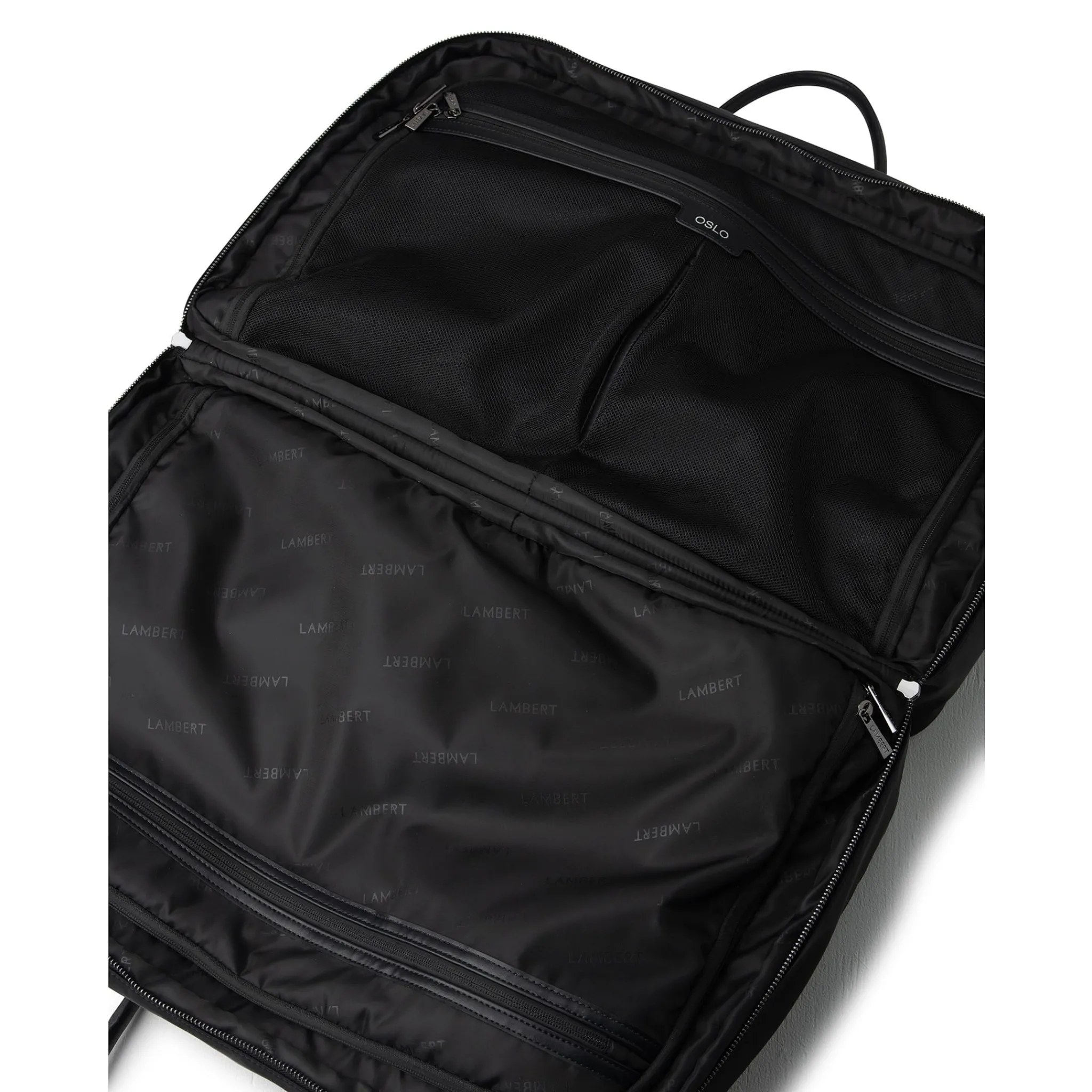 Lambert Oslo- Recycled Nylon Black Bag