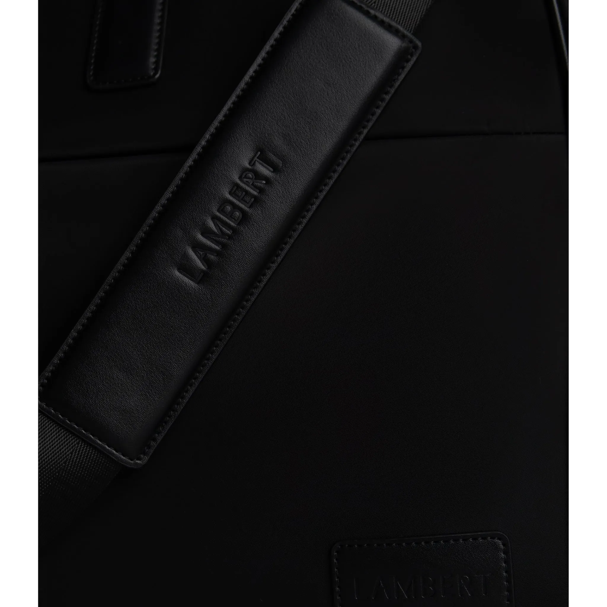 Lambert Oslo- Recycled Nylon Black Bag