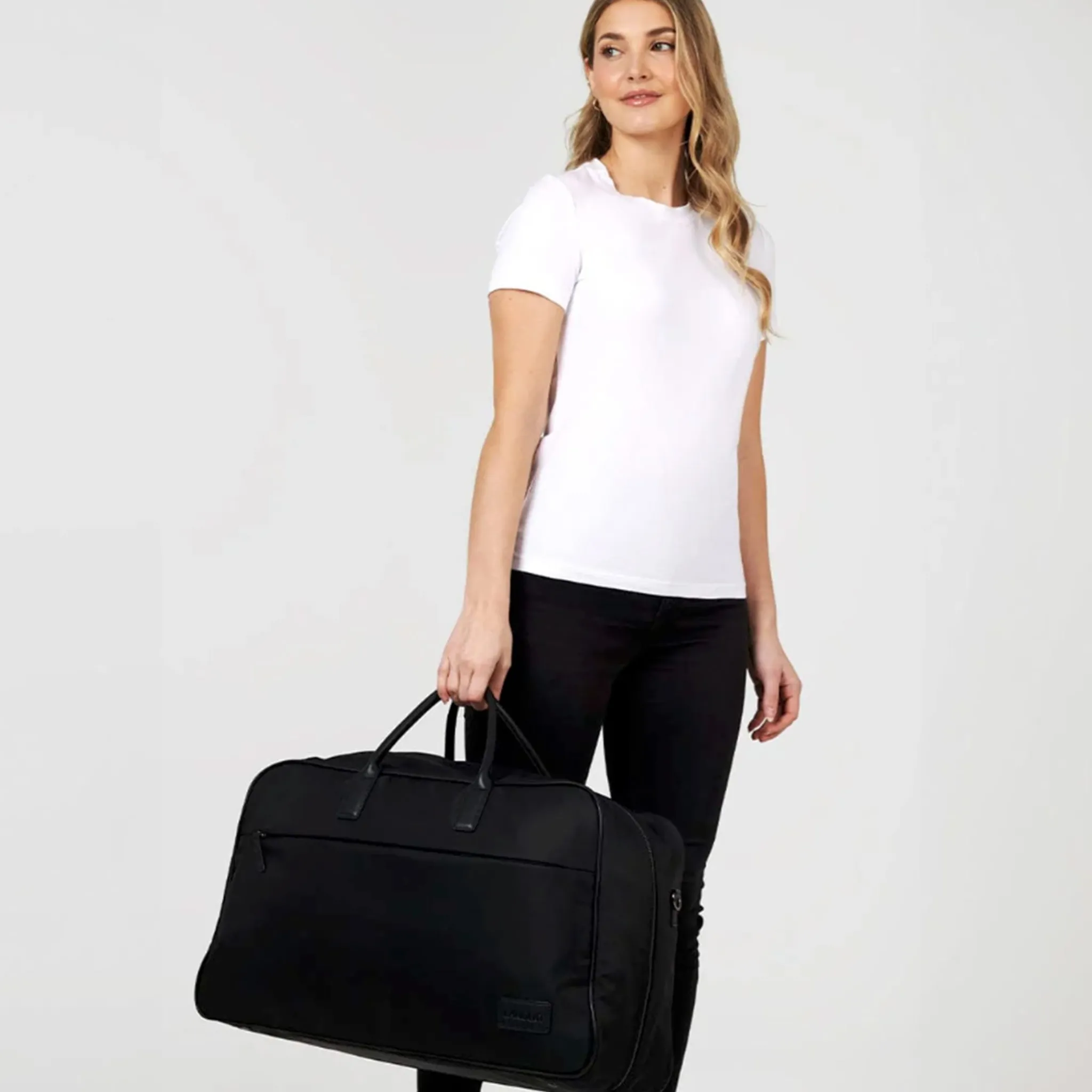 Lambert Oslo- Recycled Nylon Black Bag