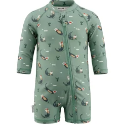 BOY Jan n Jul Swimsuits>Otter Uv Swimsuit 6-24m