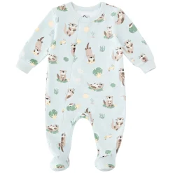 BOY Colle Colle Preemie Clothing|Pajamas>Otters Magnetic Pajamas P-18m