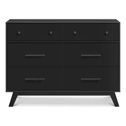 DaVinci Storage Furniture>Otto 6-Drawer Dresser - Ebony