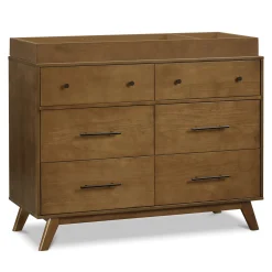 DaVinci Otto 6-Drawer Dresser - Walnut