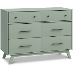DaVinci Storage Furniture>Otto 6-Drawer Dresser- Sage