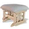 Goberce Gliders & Rocking Chairs|Gliders & Rocking Chairs>Ottoman naturel fabric LIN20